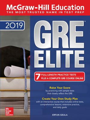 cover image of McGraw-Hill Education GRE ELITE 2019
